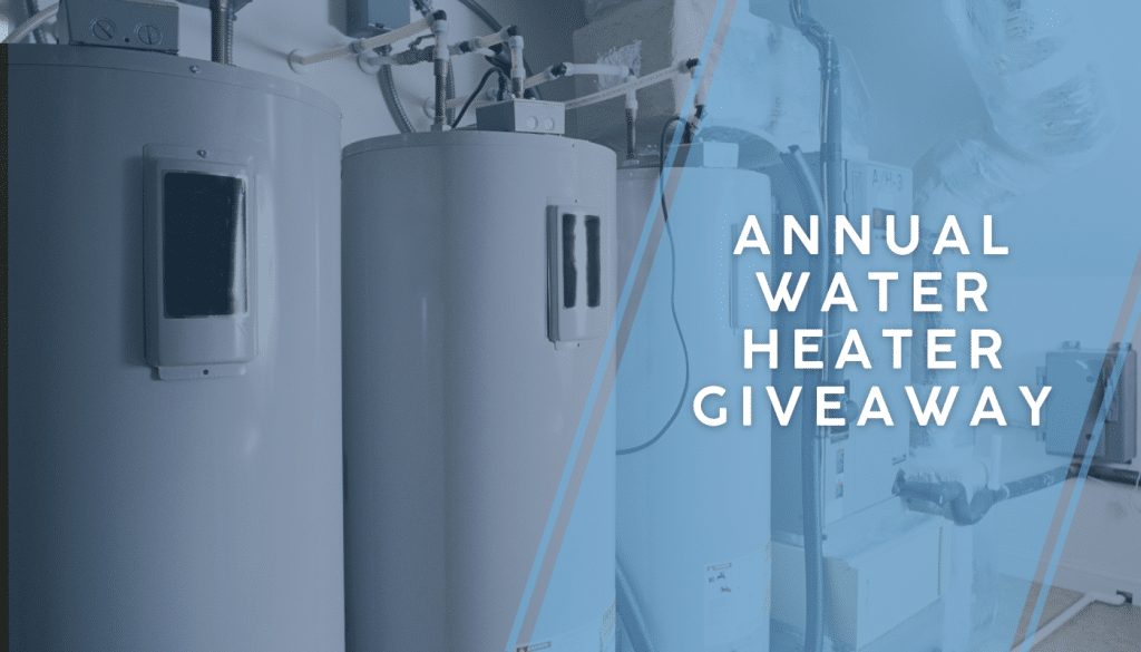water heater giveaway