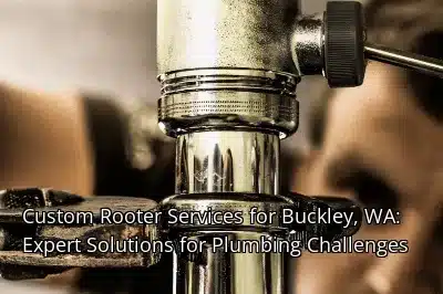 Custom Rooter Services for Buckley, WA: Expert Solutions for Plumbing Challenges Custom Rooter Services for Buckley, WA: Expert Solutions for Plumbing Challenges