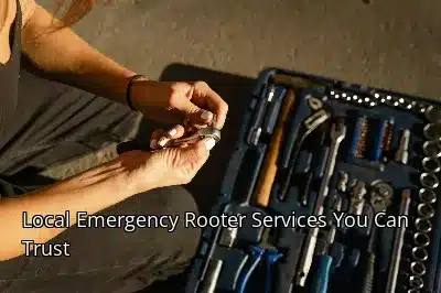 Local Emergency Rooter Services You Can Trust Local Emergency Rooter Services You Can Trust