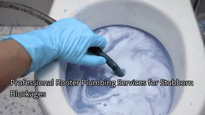 Professional Rooter Plumbing Services for Stubborn Blockages Professional Rooter Plumbing Services for Stubborn Blockages