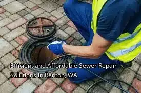 Efficient and Affordable Sewer Repair Solutions in Renton, WA