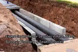 Expert Sewer Repair Services in Kent, WA by Barney's Plumbing & Sewer Services