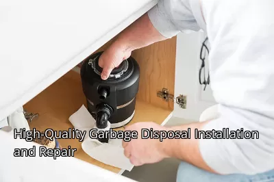 High-Quality Garbage Disposal Installation and Repair
