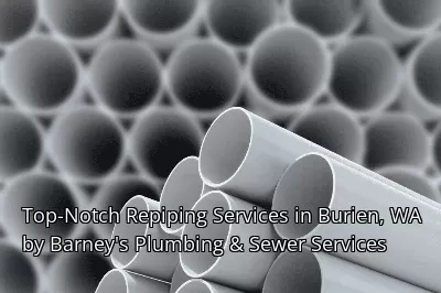 Top-Notch Repiping Services in Burien, WA by Barney's Plumbing & Sewer Services Top-Notch Repiping Services in Burien, WA by Barney's Plumbing & Sewer Services