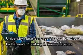 University Place Garbage Disposal Services by Barney's Plumbing & Sewer Services