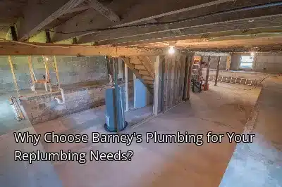 Why Choose Barney's Plumbing for Your Replumbing Needs?