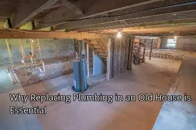 Why Replacing Plumbing in an Old House is Essential