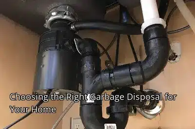 Choosing the Right Garbage Disposal for Your Home Choosing the Right Garbage Disposal for Your Home