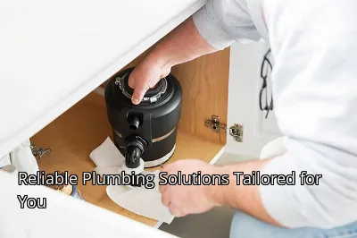 Reliable Plumbing Solutions Tailored for You Reliable Plumbing Solutions Tailored for You