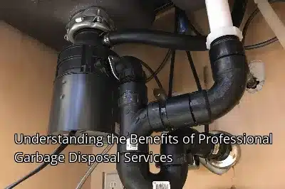 Understanding the Benefits of Professional Garbage Disposal Services Understanding the Benefits of Professional Garbage Disposal Services