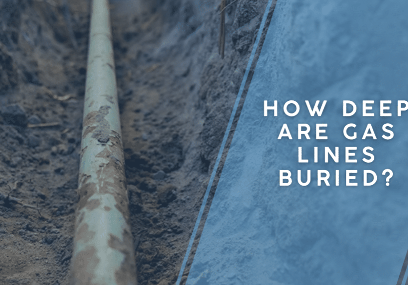 How deep are gas lines buried